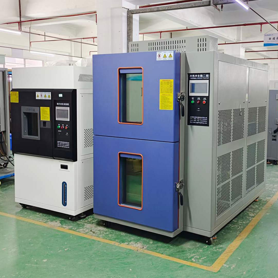 150L吊籃式冷熱沖擊箱發(fā)貨青島老客戶公司